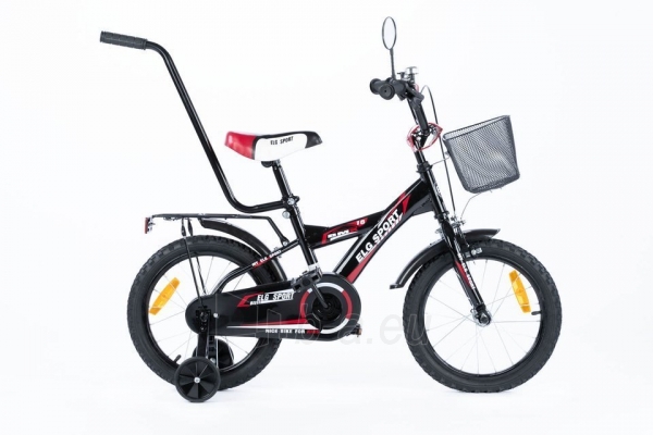Vaikiškas dviratis BMX 12", juodas-raudonas Paveikslėlis 5 iš 6 310820283443