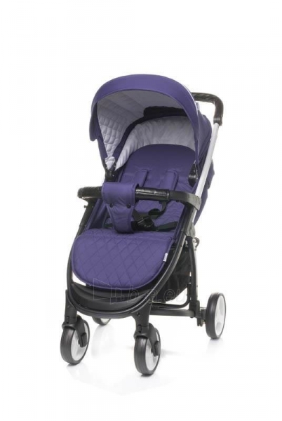 Vaikiškas vežimėlis Atomic, violetinis paveikslėlis 1 iš 4