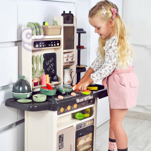 Vaikiška daugiafunkcinė virtuvė paveikslėlis 16 iš 21