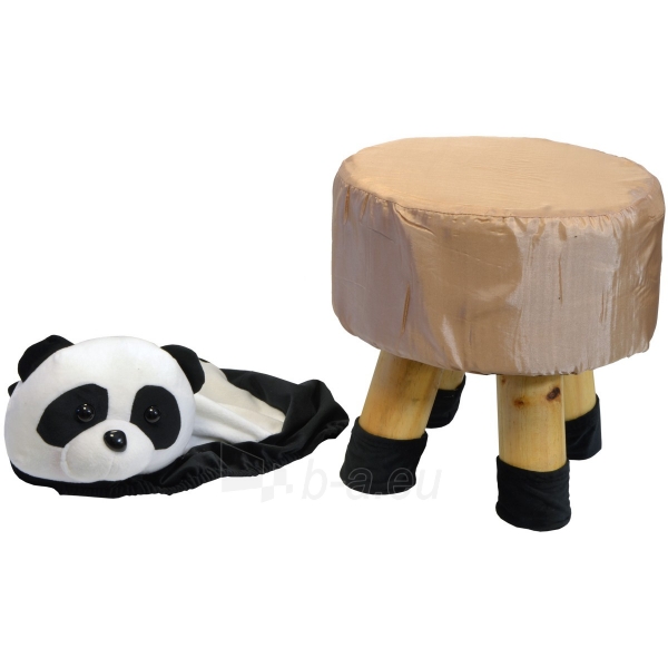 Vaikiška kėdutė - Panda, 28x28cm paveikslėlis 3 iš 5