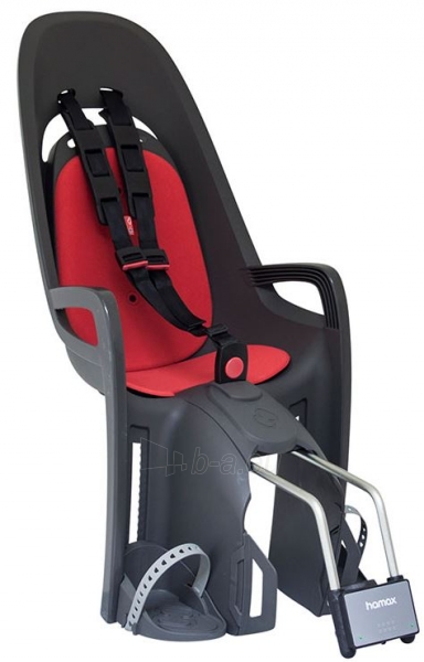 Vaikiška kėdutė Hamax Zenith prie rėmo grey/red paveikslėlis 1 iš 1