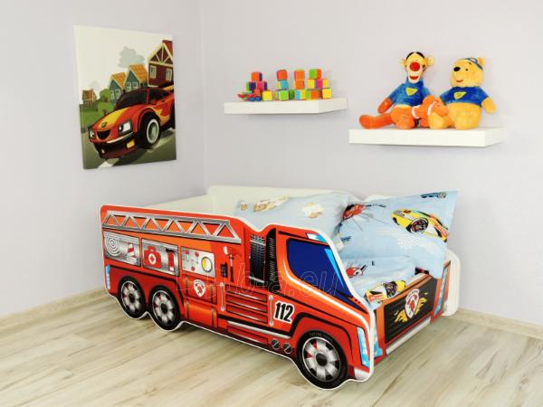 Bērnu gulta Fire Truck Paveikslėlis 1 iš 2 310820091904
