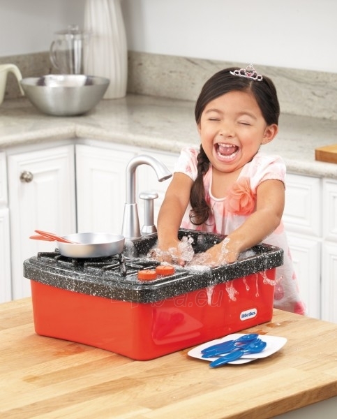 Vaikiška virtuvėlė | 2 in 1 | su tekančiu vandeniu | Little tikes paveikslėlis 2 iš 5
