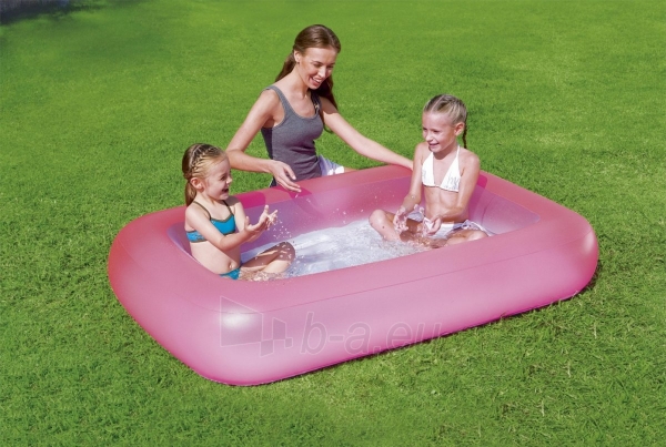 Vaikiškas baseinas Bestway Aquababes , 160 x 104 x 25 cm, rožinis paveikslėlis 2 iš 3