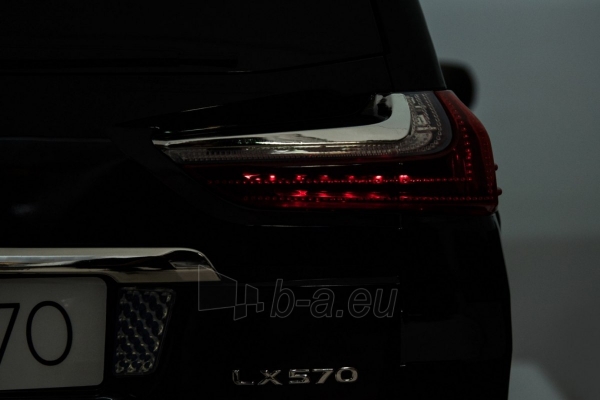 Vaikiškas elektromobilis "Lexus LX570" Juodas - Lakuotas paveikslėlis 10 iš 16
