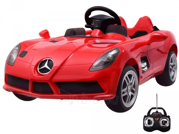 Vaikiškas elektromobilis "Mercedes SLR", raudonas paveikslėlis 1 iš 14