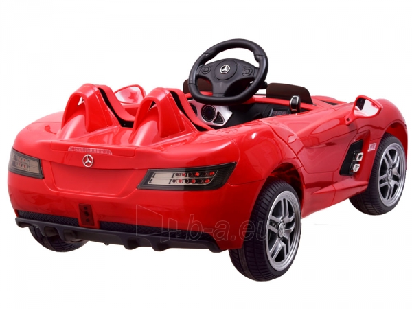 Vaikiškas elektromobilis "Mercedes SLR", raudonas paveikslėlis 10 iš 14