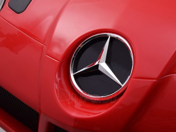 Vaikiškas elektromobilis Mercedes SLR, raudonas paveikslėlis 4 iš 14