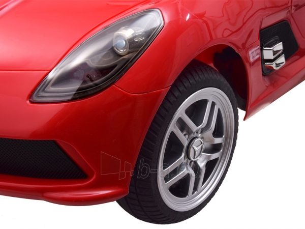 Vaikiškas elektromobilis "Mercedes SLR", raudonas paveikslėlis 3 iš 14