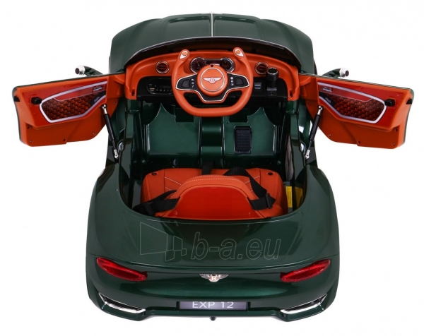 Vaikiškas elektromobilis Bentley EXP12, žalias lakuotas paveikslėlis 6 iš 16