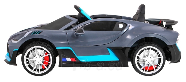 Vaikiškas elektromobilis Bugatti Divo, pilkas paveikslėlis 10 iš 12
