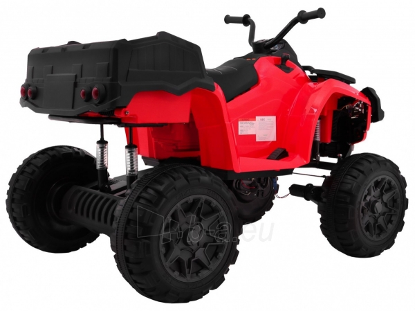 Vaikiškas keturratis Quad XL ATV, raudonas paveikslėlis 9 iš 13