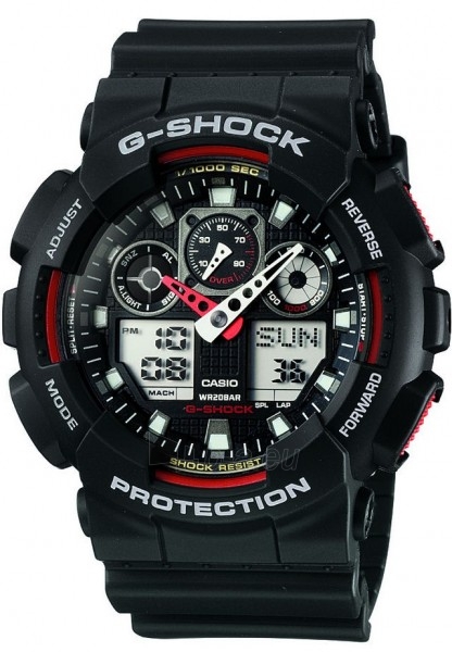 Bērnu pulkstenis Casio G-Shock GA-100-1A4ER paveikslėlis 1 iš 4