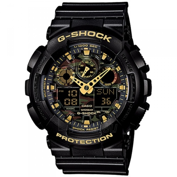 Vaikiškas laikrodis Casio G-Shock GA-100CF-1A9ER paveikslėlis 1 iš 6