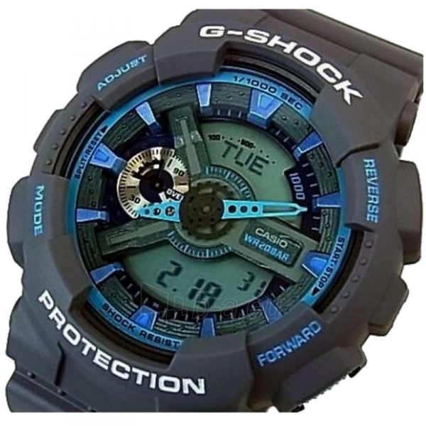 Vaikiškas laikrodis Casio G-Shock GA-110TS-8A2ER paveikslėlis 6 iš 6