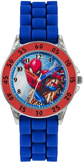 Vaikiškas laikrodis Disney Time Teacher Spiderman SPD9048 paveikslėlis 1 iš 1