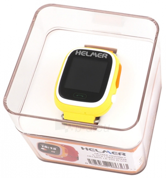 Детские часы HELMER Chytré dotykové hodinky s GPS lokátorem LK 703 žluté paveikslėlis 2 iš 7
