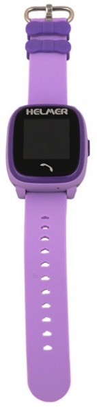 Bērnu pulkstenis HELMER Chytré dotykové vodotěsné hodinky s GPS lokátorem LK 704 fialové paveikslėlis 3 iš 6