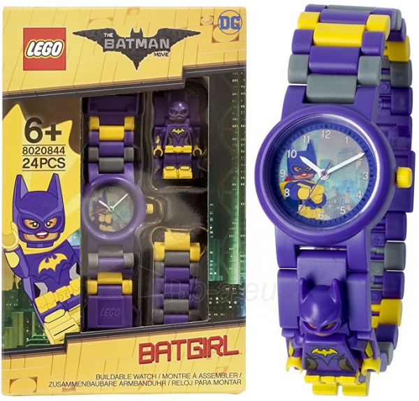 Bērnu pulkstenis Lego Batman Movie Batgirl 8020844 paveikslėlis 5 iš 5