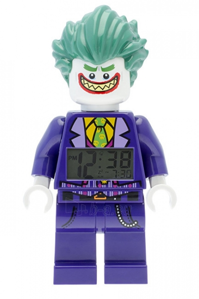 Vaikiškas laikrodis Lego Batman Movie Joker 9009341 paveikslėlis 1 iš 3
