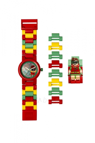Vaikiškas laikrodis Lego Batman Movie Robin 8020868 paveikslėlis 2 iš 5