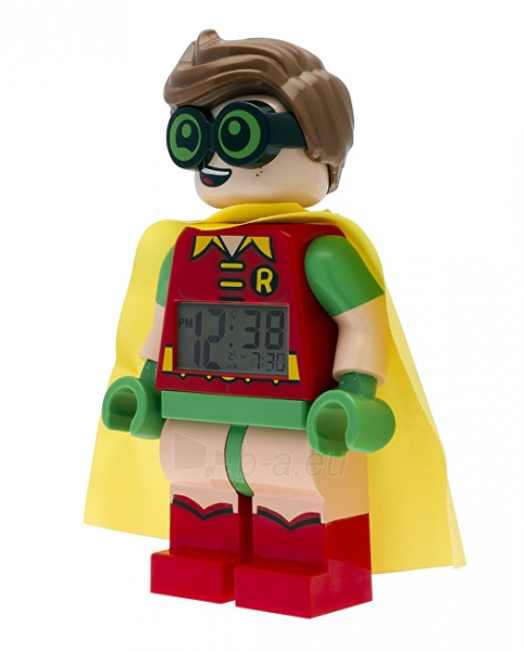 Vaikiškas laikrodis Lego Batman Movie Robin 9009358 paveikslėlis 1 iš 3
