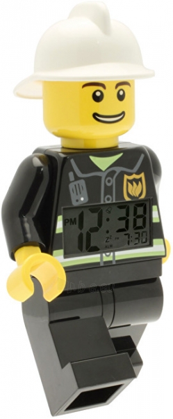Bērnu pulkstenis Lego City Fireman Minifigure Clock paveikslėlis 2 iš 3