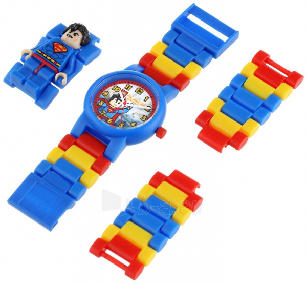 Vaikiškas laikrodis Lego DC Universe Superheroes Superman 8020257 paveikslėlis 2 iš 5