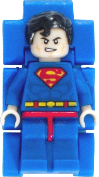 Vaikiškas laikrodis Lego DC Universe Superheroes Superman 8020257 paveikslėlis 4 iš 5