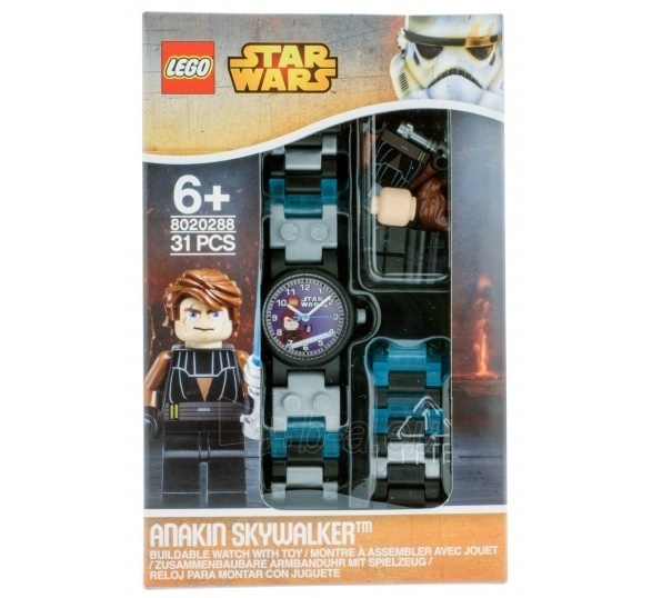 Vaikiškas laikrodis Lego Star Wars Anakin Skywalker 8020288 paveikslėlis 4 iš 4