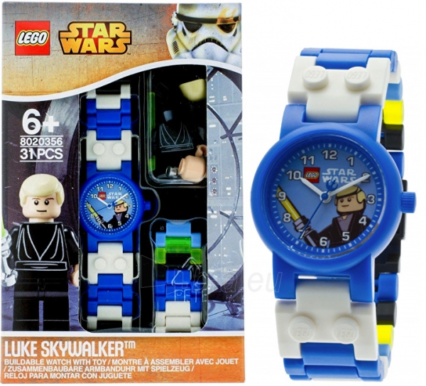 Bērnu pulkstenis Lego Star Wars Luke Skywalker Kids` Watch paveikslėlis 4 iš 4
