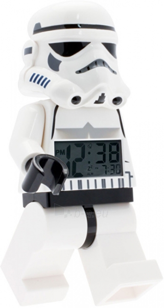 Детские часы Lego Star Wars Stormtrooper Minifigure Clock paveikslėlis 2 iš 3