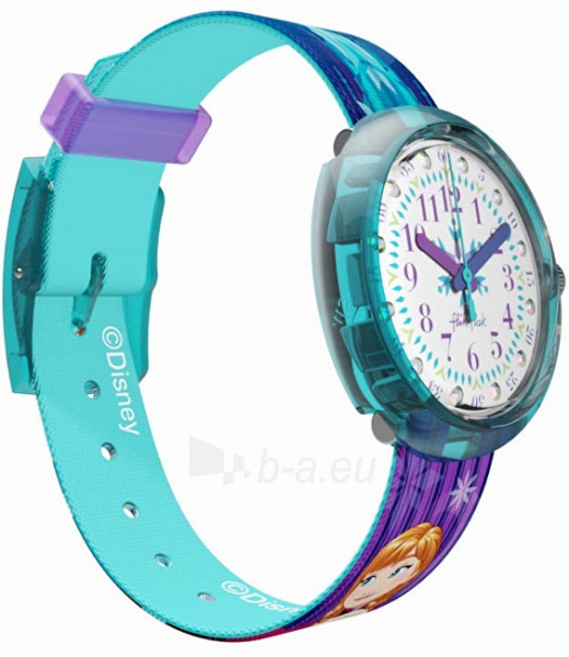 Vaikiškas laikrodis Swatch Flik Flak Disney Elsa & Anna ZFLNP027 paveikslėlis 5 iš 5