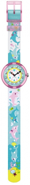 Vaikiškas laikrodis Swatch Splashy Dolphins ZFBNP035 paveikslėlis 2 iš 3