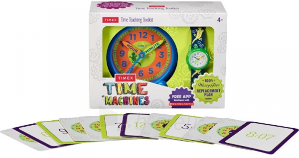 Vaikiškas laikrodis Timex Time Teaching Box Set Gecko TWG014900 paveikslėlis 1 iš 2