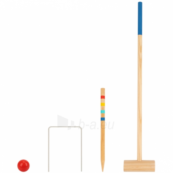 Vaikiškas medinis kriketo rinkinys paveikslėlis 4 iš 5