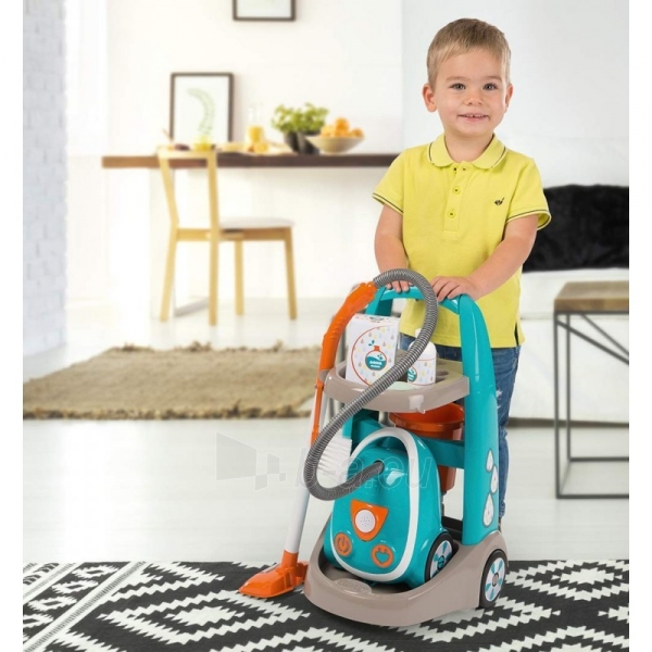 Vaikiškas namų tvarkymo rinkinys ir dulkių siurblys | Clean service | Smoby 330309 paveikslėlis 5 iš 5