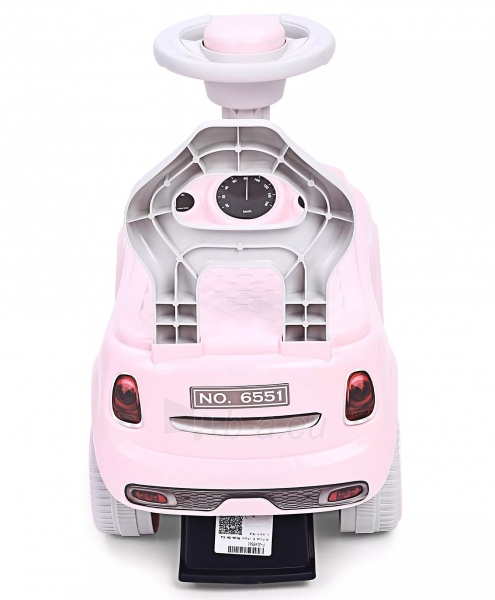 Vaikiškas paspiriamas automobilis Mini Cooper rožinis paveikslėlis 2 iš 8