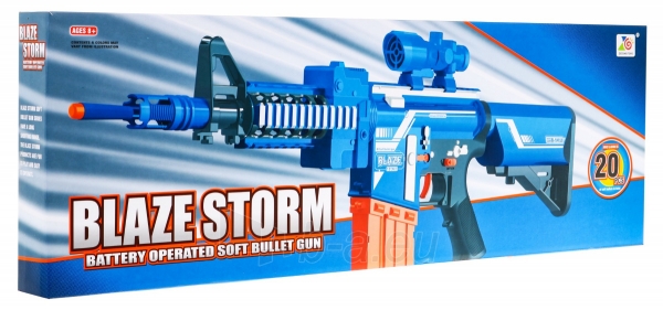 Vaikiškas šautuvas Blaze Storm Rifle Blue paveikslėlis 6 iš 6