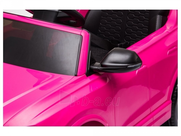 Vaikiškas vienvietis elektromobilis "Audi RS Q8", rožinis paveikslėlis 3 iš 8