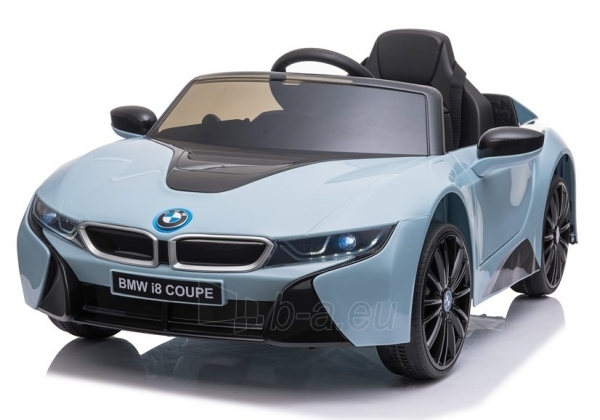 Vaikiškas vienvietis elektromobilis "BMW I8", mėlynas paveikslėlis 12 iš 13