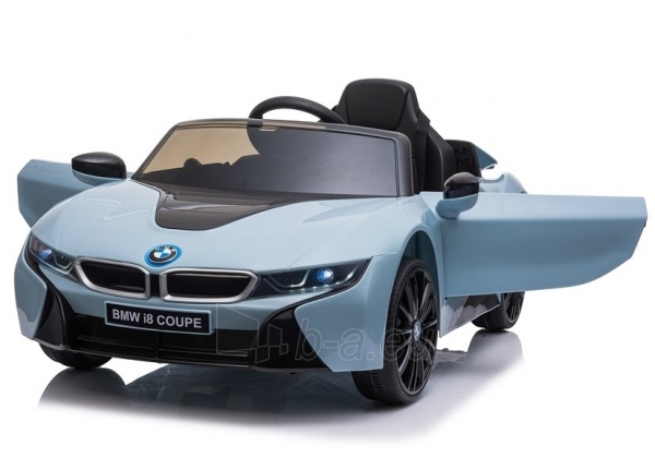 Vaikiškas vienvietis elektromobilis "BMW I8", mėlynas paveikslėlis 11 iš 13