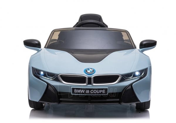 Vaikiškas vienvietis elektromobilis "BMW I8", mėlynas paveikslėlis 10 iš 13