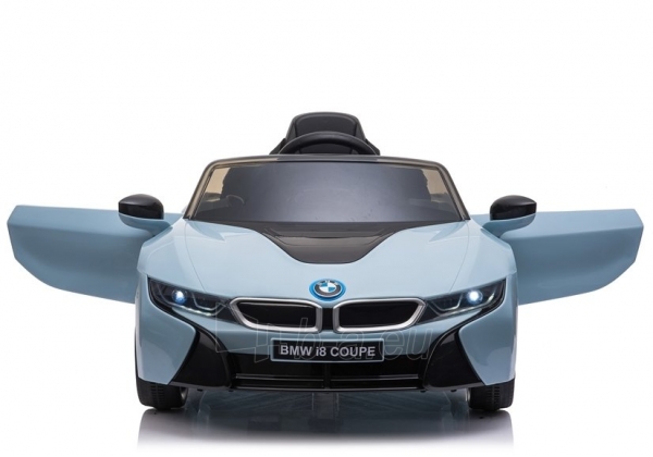 Vaikiškas vienvietis elektromobilis "BMW I8", mėlynas paveikslėlis 7 iš 13