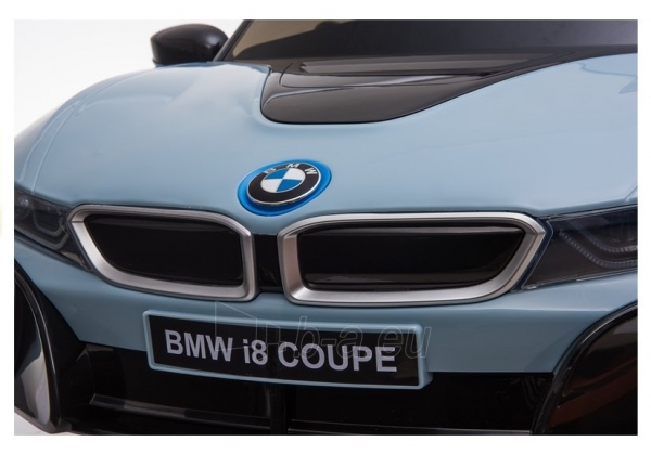 Vaikiškas vienvietis elektromobilis "BMW I8", mėlynas paveikslėlis 13 iš 13
