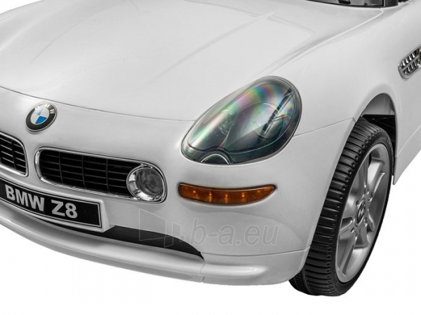 Vaikiškas vienvietis elektromobilis "BMW Z8" sidabrinis paveikslėlis 2 iš 14