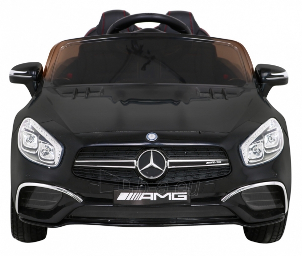 Vaikiškas vienvietis elektromobilis Mercedes Benz AMG SL65 S, juodas paveikslėlis 12 iš 14