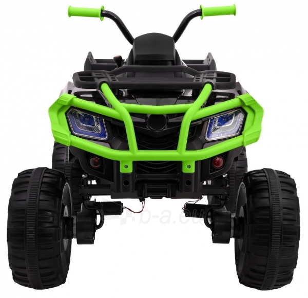 Vaikiškas vienvietis keturratis - Quad ATV, juodai žalias paveikslėlis 10 iš 13