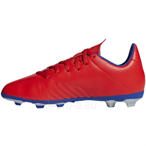 Vaikiški futbolo bateliai adidas X 18.4 FxG JR czerwone BB9379 paveikslėlis 3 iš 7