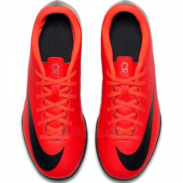 Vaikiški futbolo bateliai Nike Mercurial Vapor X 12 Club GS CR7 TF JR AJ3106 600 paveikslėlis 4 iš 7